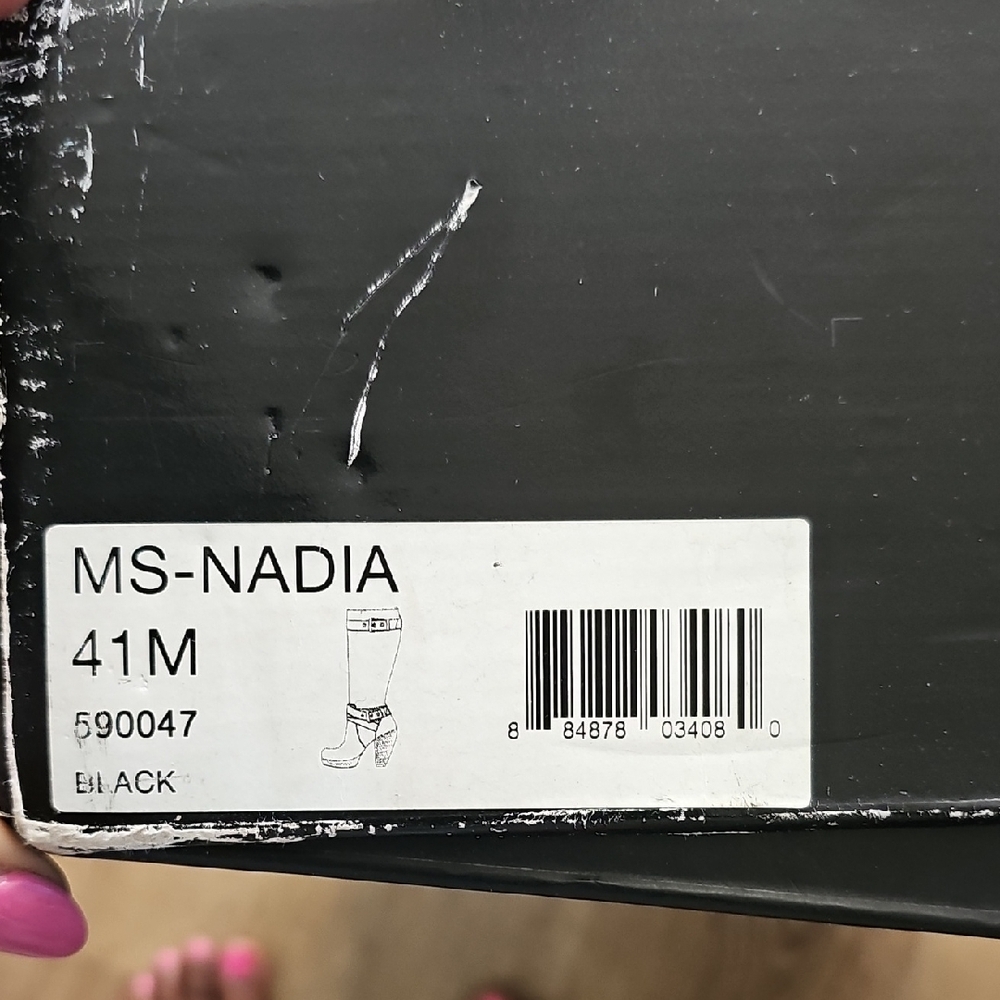 Miss Sixty Black Heeled Boots
